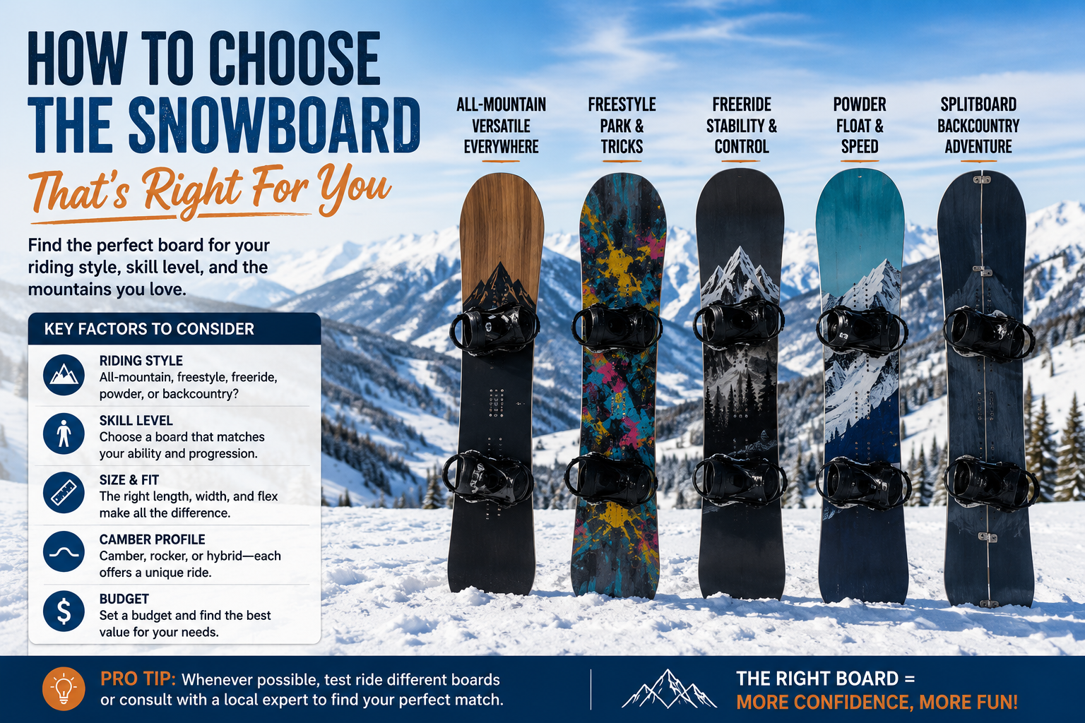 Snowboarder holding a snowboard on a snowy mountain slope.